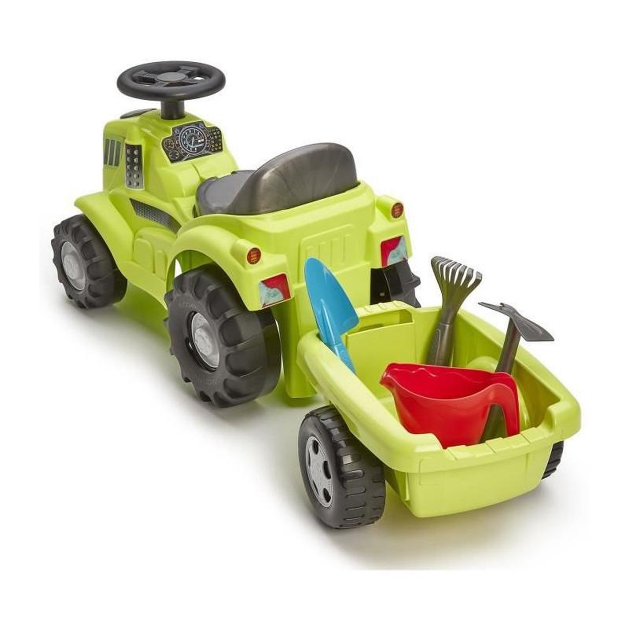 Voir la diapositive 4 : Ecoiffier Tracteur porteur avec remorque Ecoiffier vert