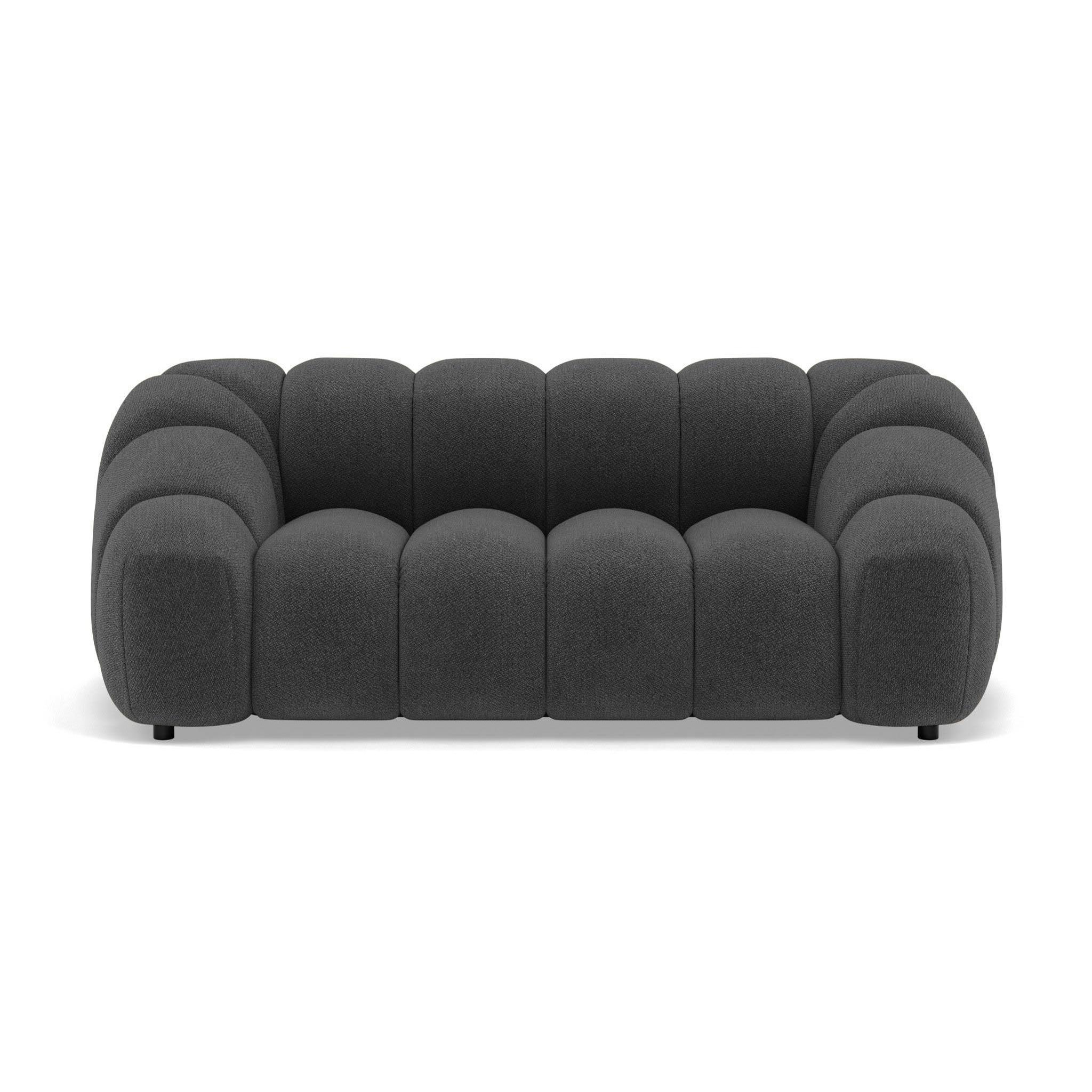 Voir la diapositive 1 : LISA DESIGN Ava - canapé 3 places en velours texturé