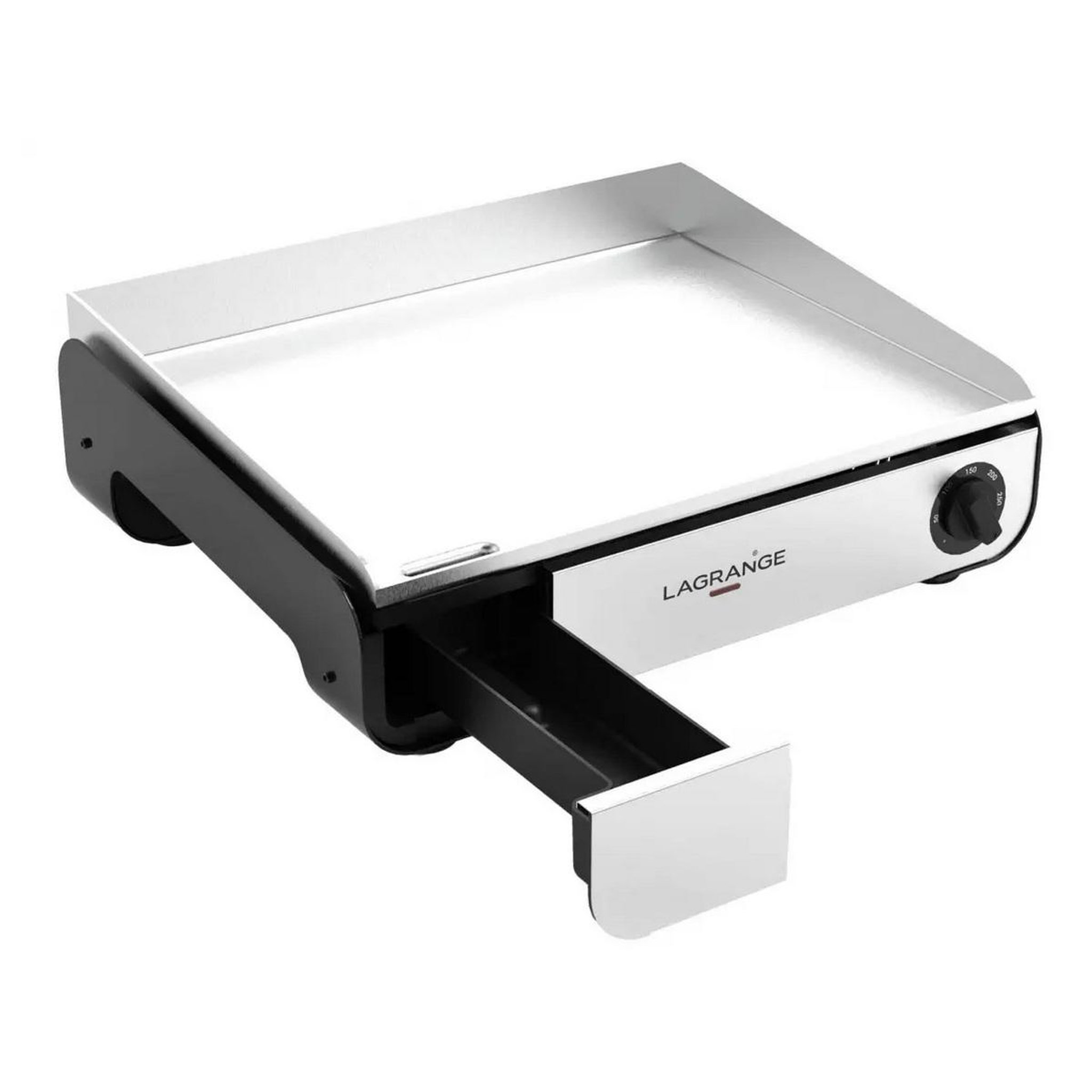 Voir la diapositive 3 : LAGRANGE Plancha électrique 2500w plaque en acier inoxydable 50x40cm - 219301