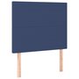 Voir la diapositive 4 : VIDAXL Tete de lit a LED Bleu 80x5x118/128 cm Tissu