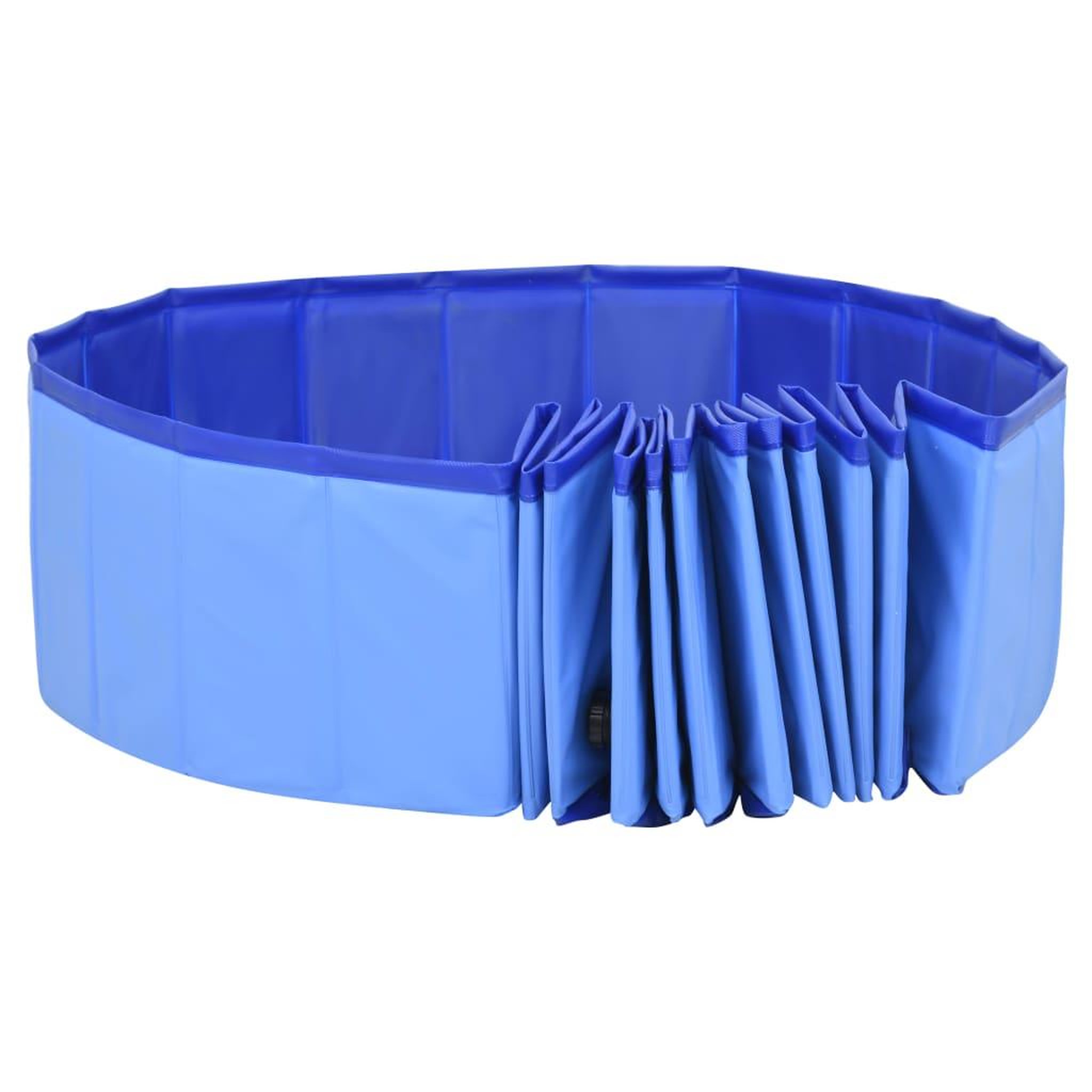 Voir la diapositive 5 : VIDAXL Piscine pliable pour chiens bleu 200x30 cm pvc