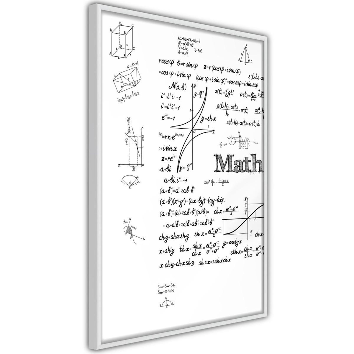 Paris Prix Affiche Murale Encadrée  Math Formulas