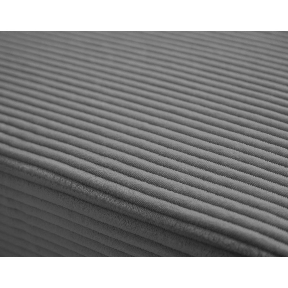 LISA DESIGN Vermont - canapé panoramique d'angle droit - 7 places - en velours côtelé