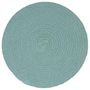 Voir la diapositive 2 : VIDAXL Napperons 4 pcs Vert Plain 38 cm Rond Coton