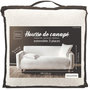 Voir la diapositive 4 : L3C Housse de canapé extensible en bouclette polyester coloris blanc