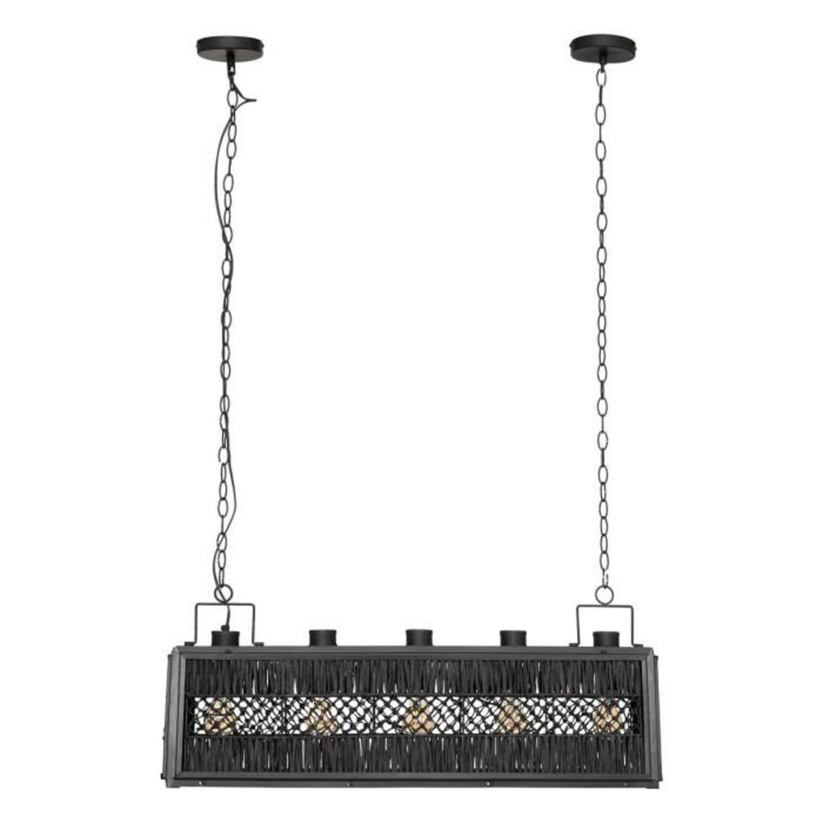 ATMOSPHERA Lampe de Plafonnier en Métal  Aaron  93cm Noir