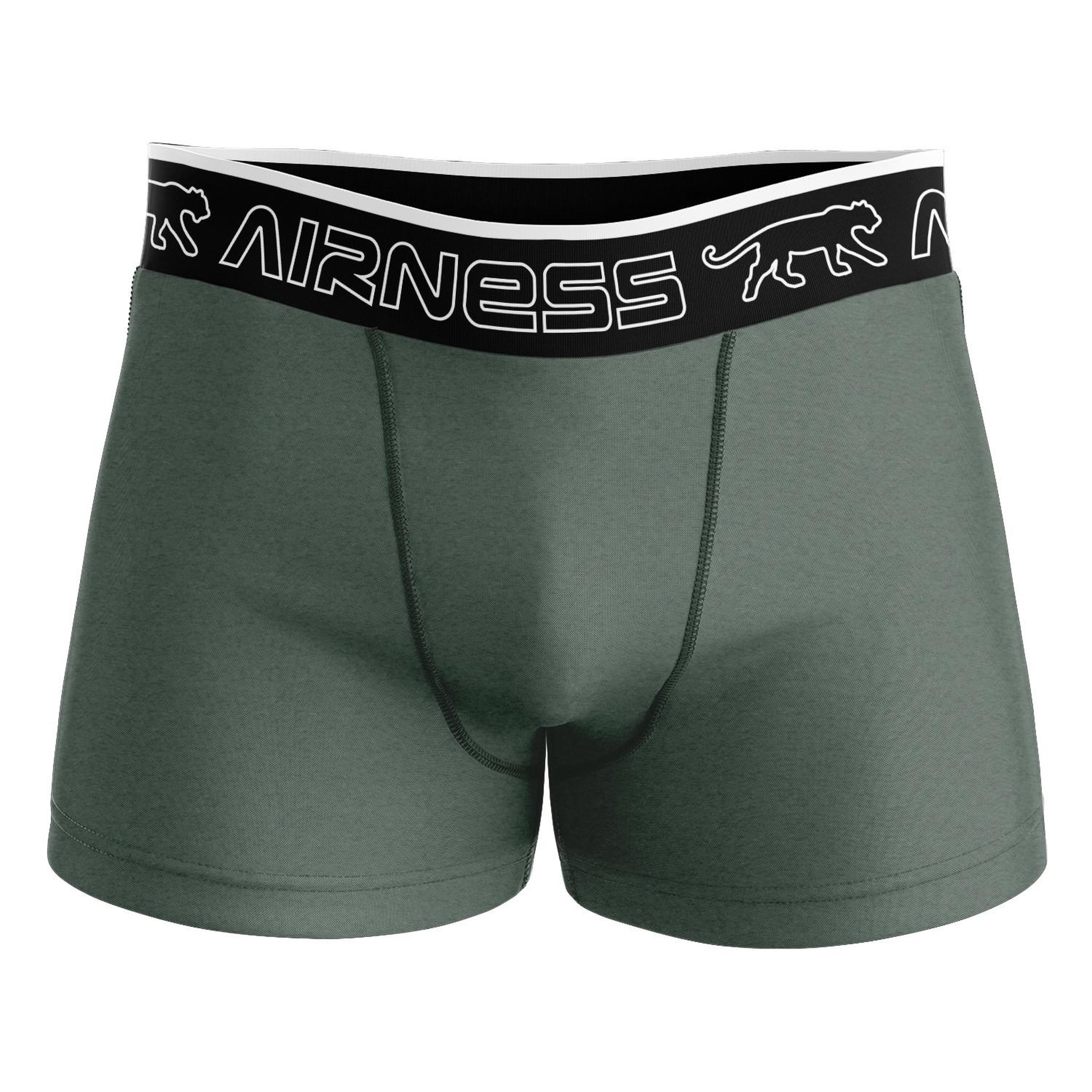 Voir la diapositive 5 : Airness Airness lot de 5 boxers homme en coton colorés starter