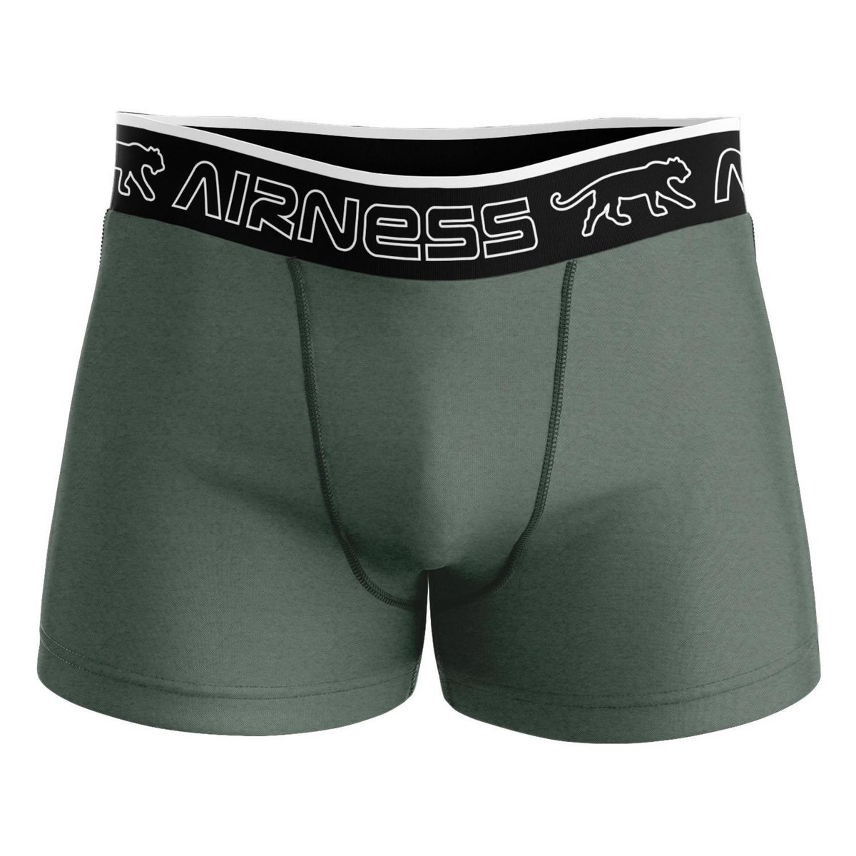 Airness AIRNESS Lot de 5 boxers homme en coton colorés Starter