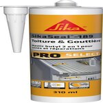 Sika Mastic colle couverture SIKASEAL 189 gris SIKA 310 ml