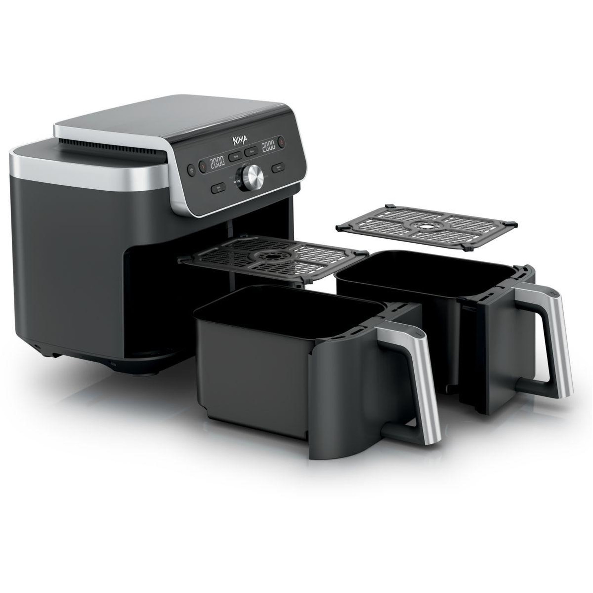 Voir la diapositive 2 : NINJA Friteuse sans huile Foodi Dual Air Fryer 9.5L DZ901EUI