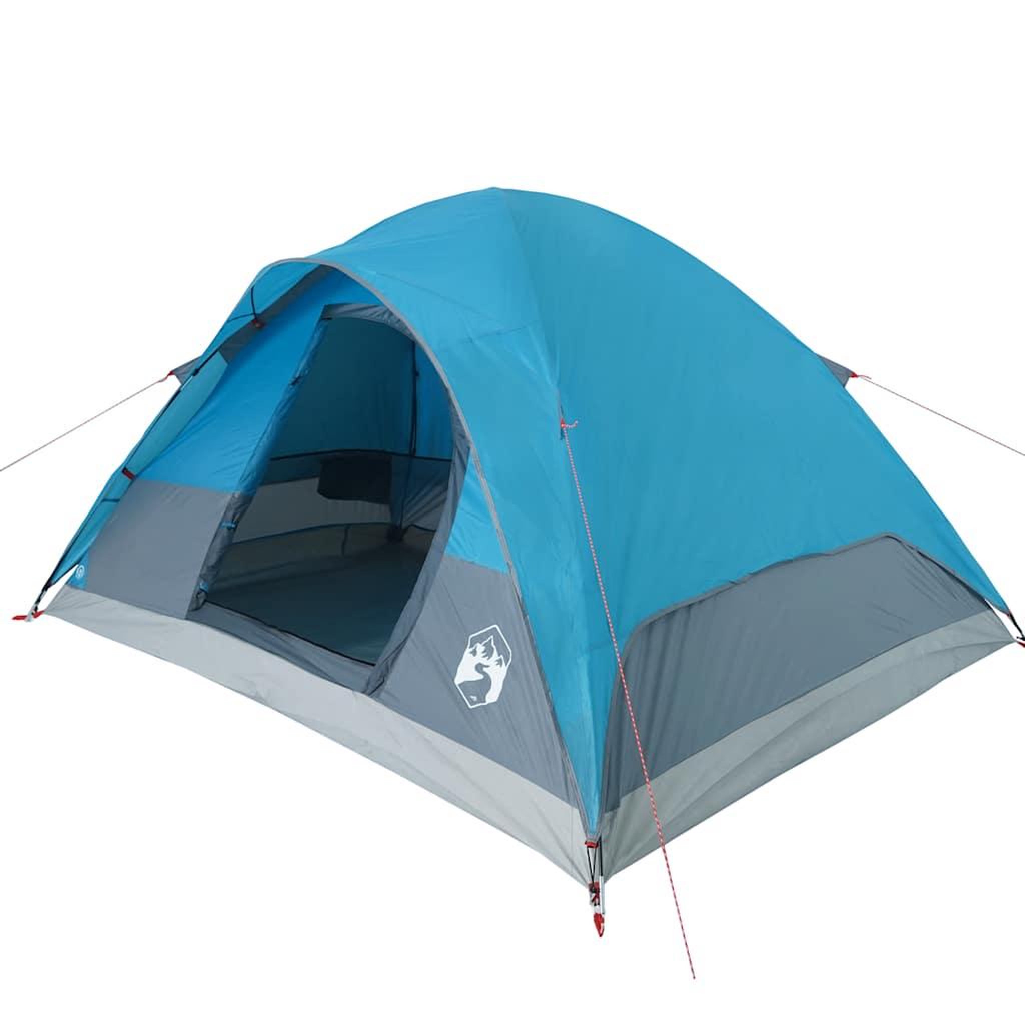 Voir la diapositive 5 : VIDAXL Tente familiale a dome 6 personnes bleu impermeable