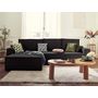 Voir la diapositive 1 : BEST MOBILIER Dellia - canapé d'angle réversible convertible - avec coffre - en velours côtelé - 4 places