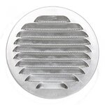 CENTRALE BRICO Grille d'aération aluminium naturel Diam.15 cm