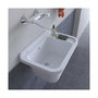 Voir la diapositive 4 : INTEC Lavabo Mural en Résine Blanc 50 x 32 cm Vasque Suspendue Anti-chocs - Evier Lave-Mains Salle de Bain WC Garage Buanderie