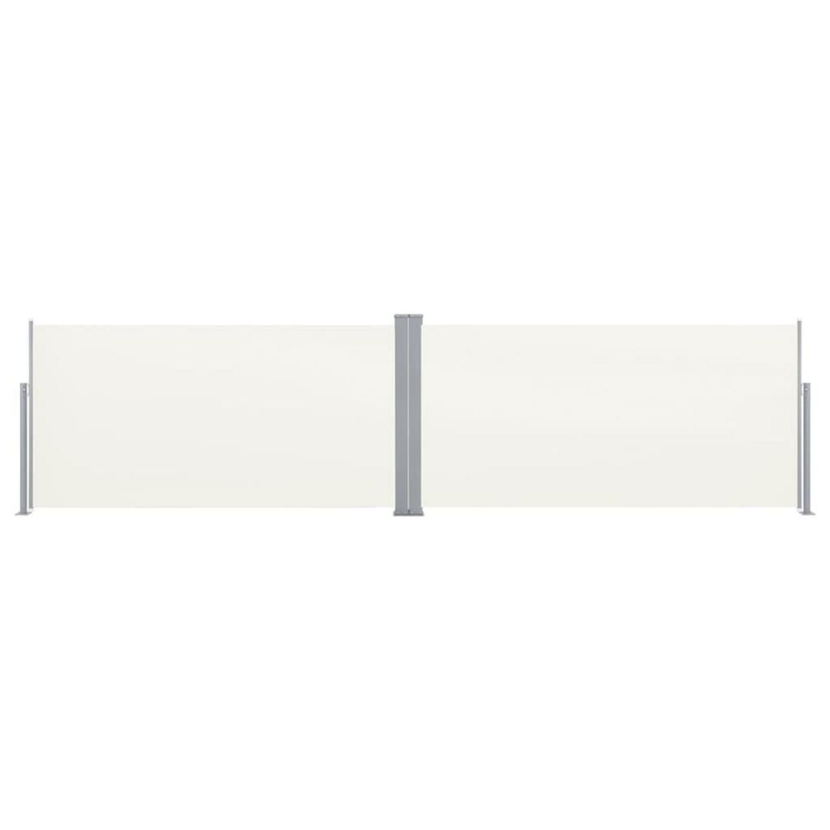VIDAXL Auvent lateral retractable 160x600 cm Creme