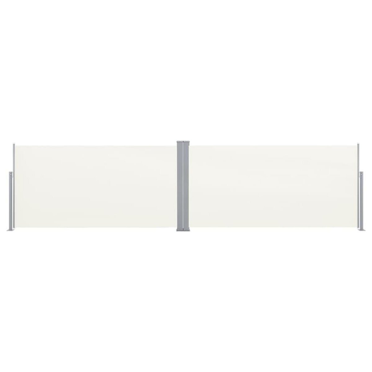 VIDAXL Auvent lateral retractable 160x600 cm Creme