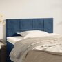 Voir la diapositive 1 : VIDAXL Tete de lit Bleu fonce 100x5x78/88 cm Velours
