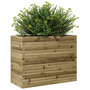 Voir la diapositive 4 : VIDAXL Jardiniere 90x40x68,5 cm bois de pin impregne