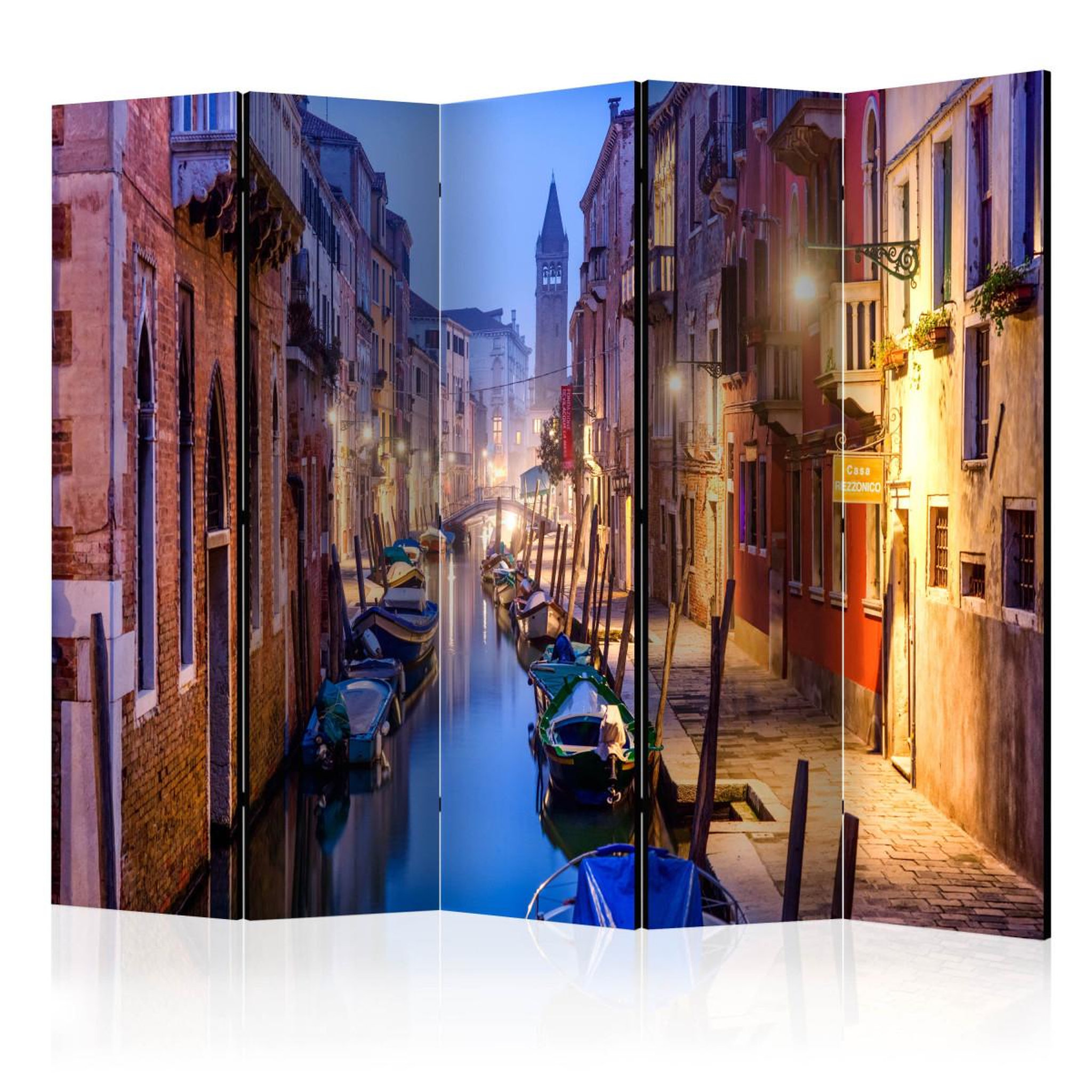 Paris Prix Paravent 5 volets  evening in venice  172x225cm