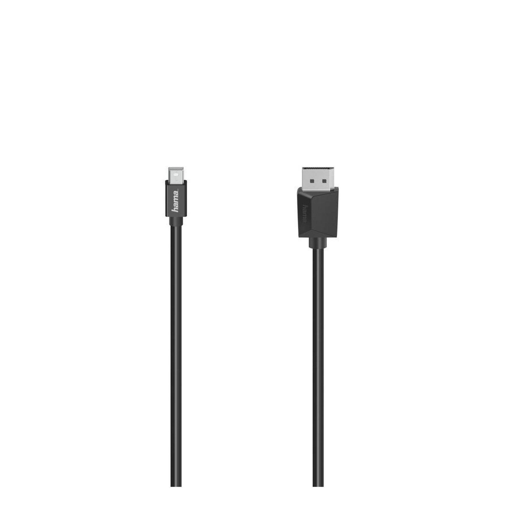 Voir la diapositive 2 : Hama Hama 00200710 câble DisplayPort 1,5 m Mini DisplayPort Noir