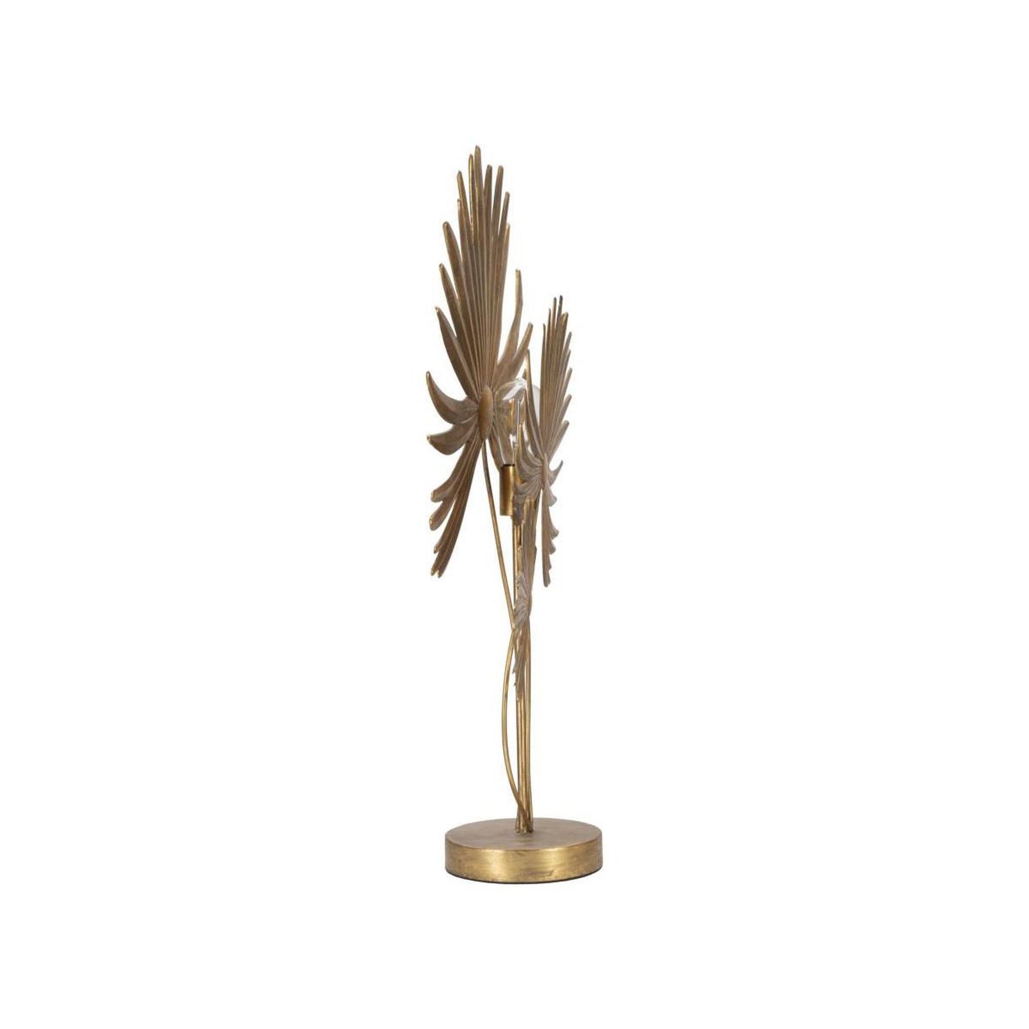 Voir la diapositive 2 : Paris Prix Lampe à poser en métal  exotic  90cm or