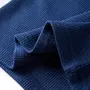 VIDAXL Sweatshirt gaufre pour enfants bleu marine 104