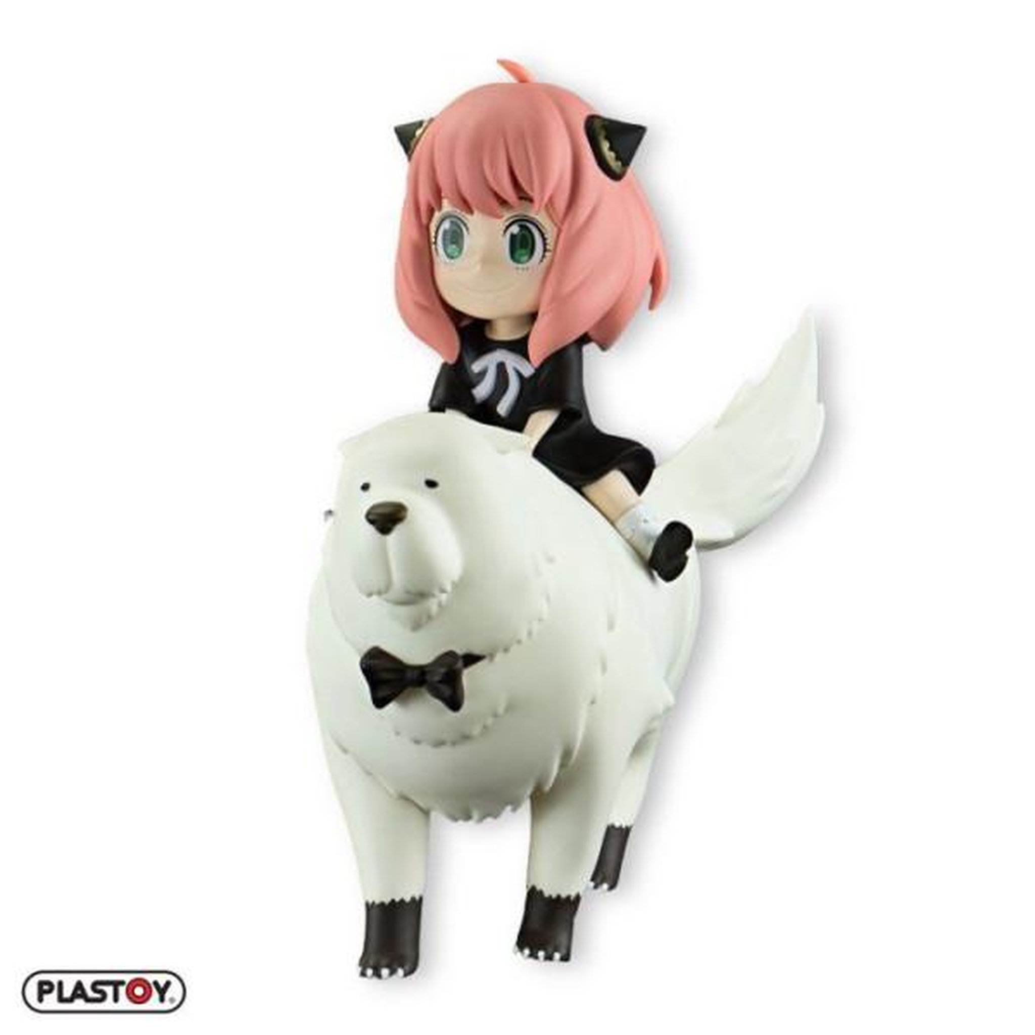 Voir la diapositive 2 : Plastoy Tirelire - PLASTOY - Spy x Family Anya Forger et Bond Forger - Plastique - 29 cm