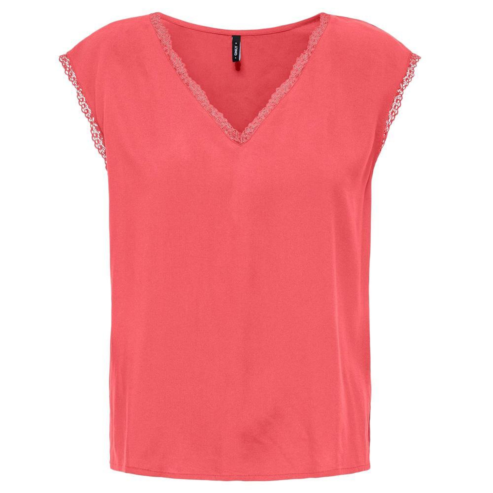 Only T-Shirt Rose Femme Only Selina. Coloris disponibles : Rose