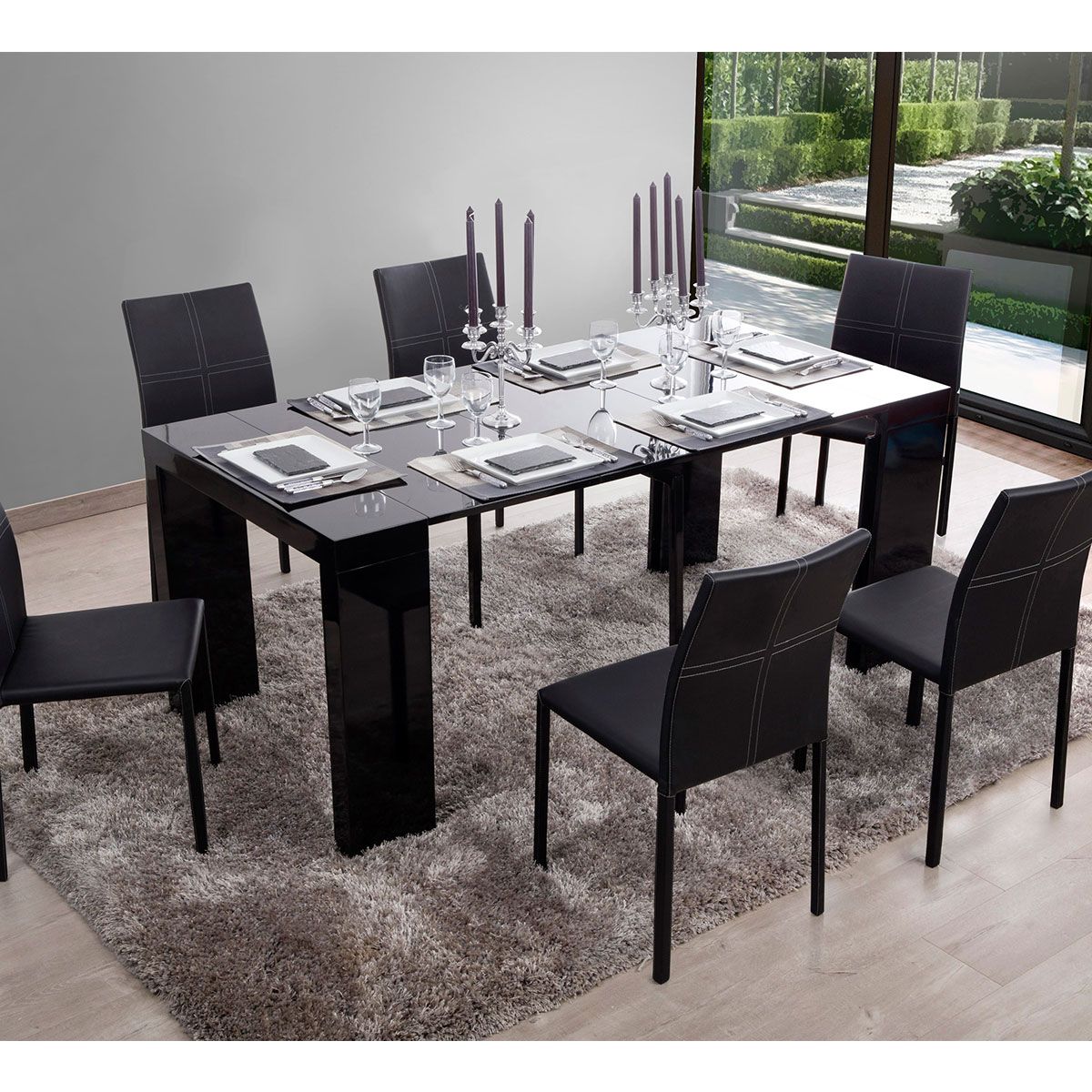 Console extensible LYDIE L45 à 180 cm