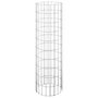 Voir la diapositive 2 : VIDAXL Poteau a gabion circulaire Acier galvanise Ø30x100 cm