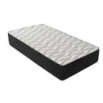 DAGOSTINO HOME Matelas 90x190 - 30cm Epaisseur - Mousse HR Très Ferme | Double Face (Été-Hiver) | Soutien Équilibré, Parfait et Tonique. Coloris disponibles : Blanc