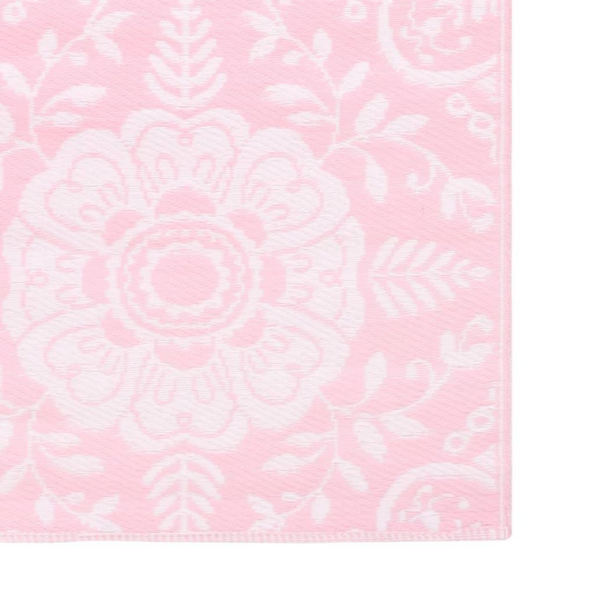 VIDAXL Tapis d'exterieur ARAKIL rose 80x150 cm PP