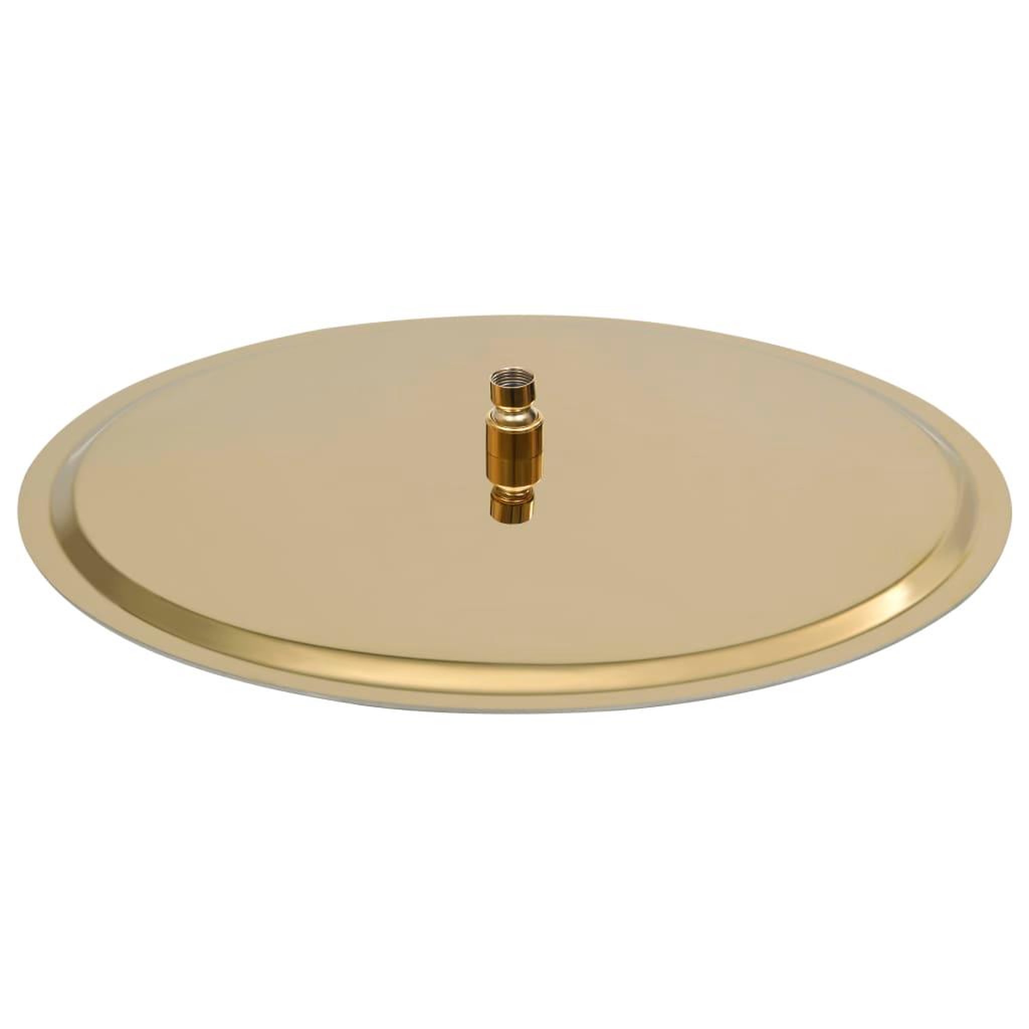 Voir la diapositive 3 : VIDAXL Pomme de douche pluie Acier inoxydable 50 cm Ronde Dore