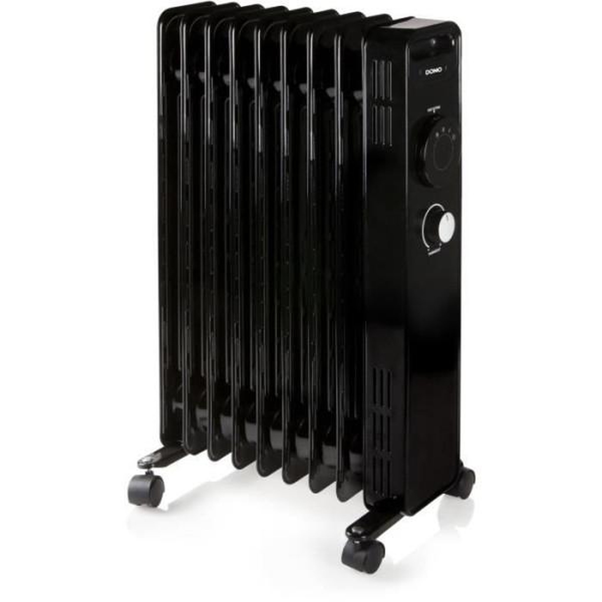 Domo Radiateur a bain d'huile - 2000 W - DOMO - DO7327R - 42,5 x 28 x 64 cm - Noir