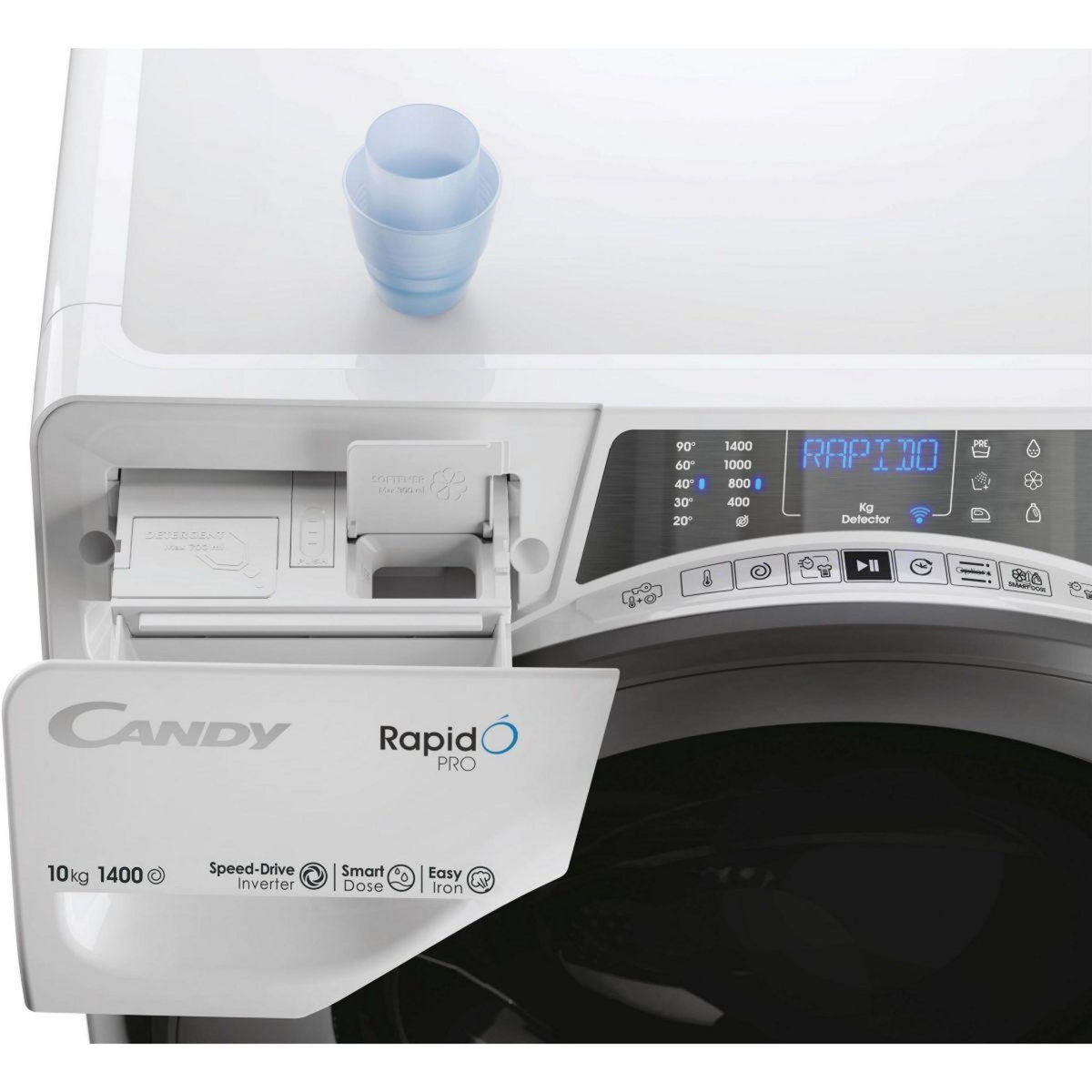 Candy Lave linge hublot RPD 4106BWMBC-S