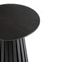 Voir la diapositive 2 : Paris Prix Table d'Appoint Design en Bois  Vincent  40cm Noir