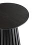 Voir la diapositive 2 : Paris Prix Table d'Appoint Design en Bois  Vincent  40cm Noir