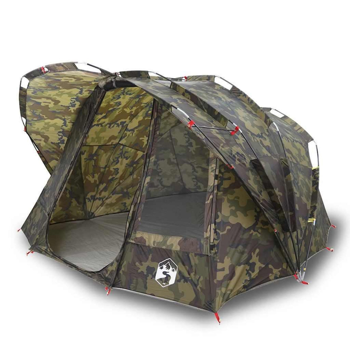 VIDAXL Tente de peche 5 personnes camouflage impermeable