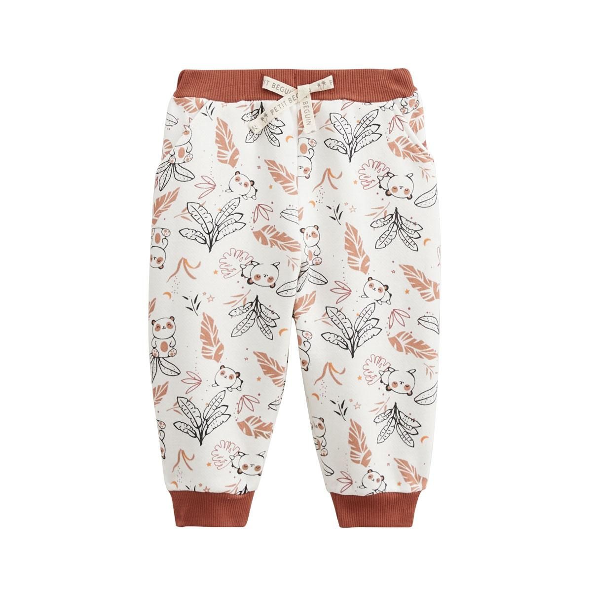 Petit Béguin Ensemble bébé sweat-shirt et pantalon en molleton Maloueg