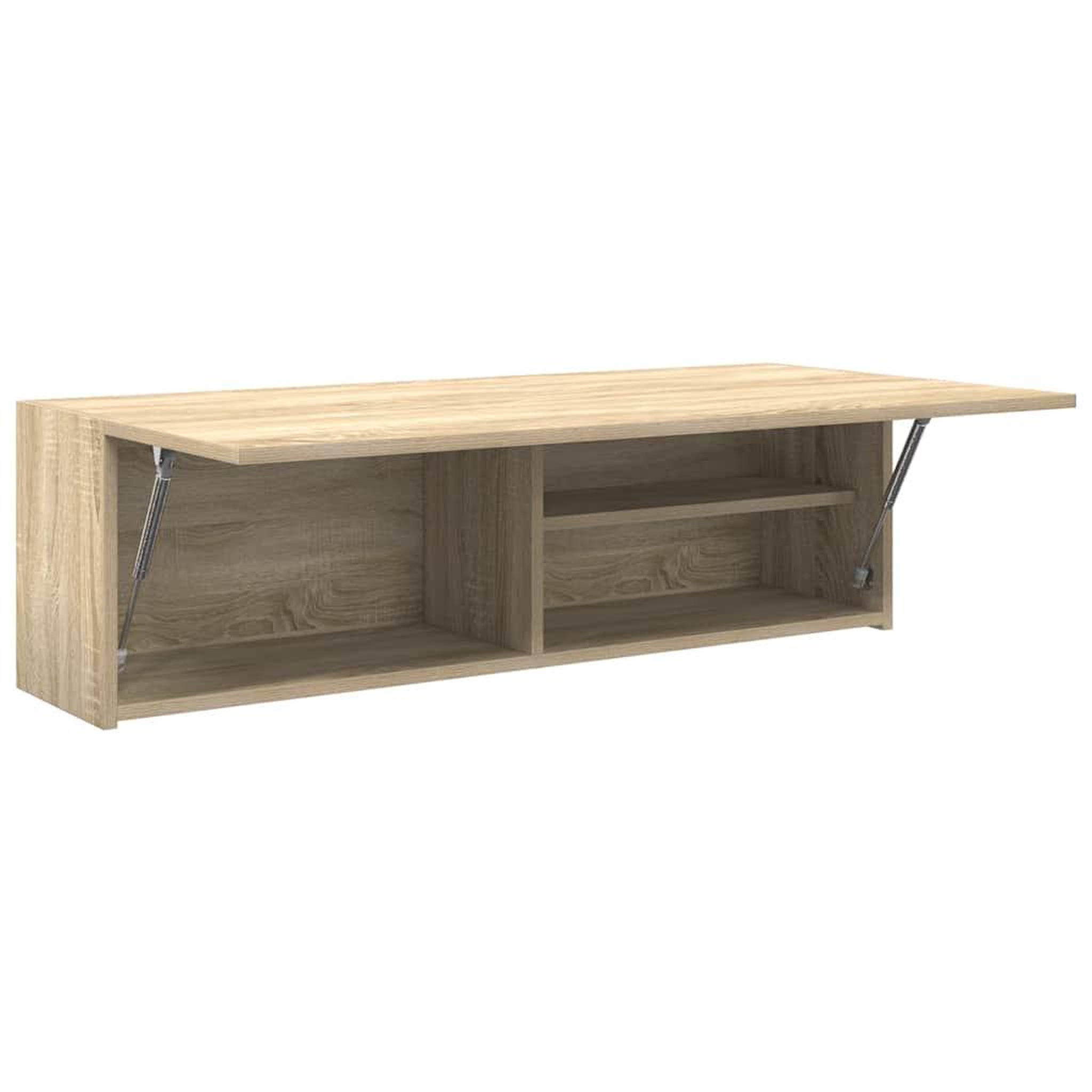 Voir la diapositive 5 : VIDAXL Armoire murale de bain chene sonoma 100x25x30cm bois ingenierie