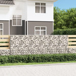 VIDAXL Mur en gabion avec couvercles Acier galvanise 300 x 50 x 100 cm