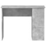 Voir la diapositive 4 : VIDAXL Bureau Gris beton 100x55x75 cm Bois d'ingenierie