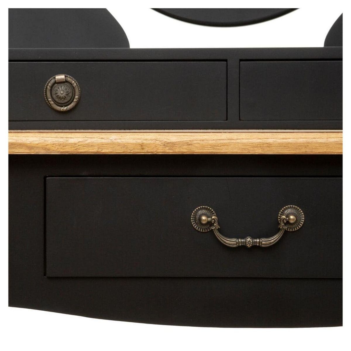 ATMOSPHERA Coiffeuse 3 tiroirs 1 miroir ELISA