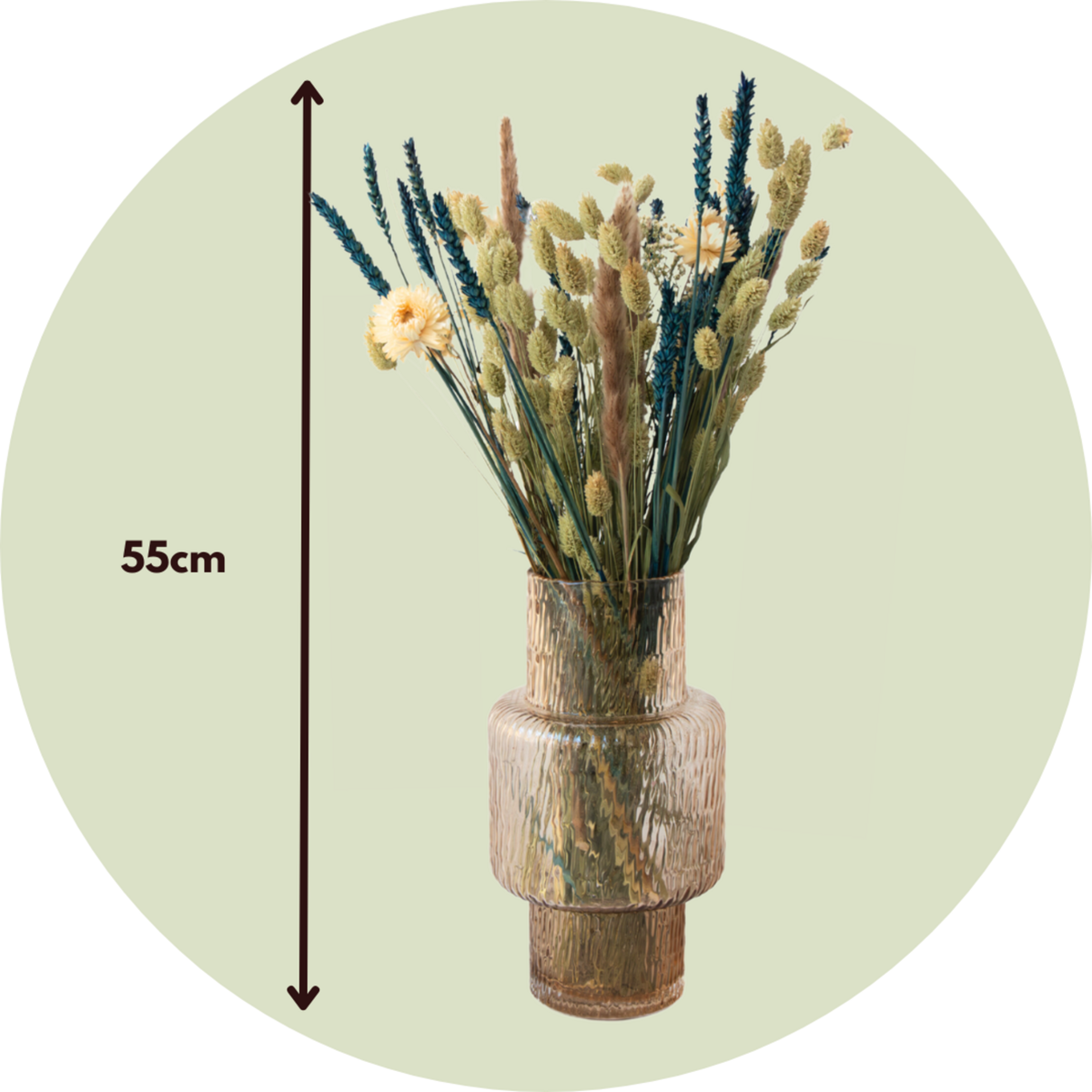 PLANT IN A BOX Fleurs séchées - Bouquet 'Trendy Cool'