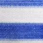 VIDAXL Ecran de balcon Bleu et blanc 90x400 cm PEHD