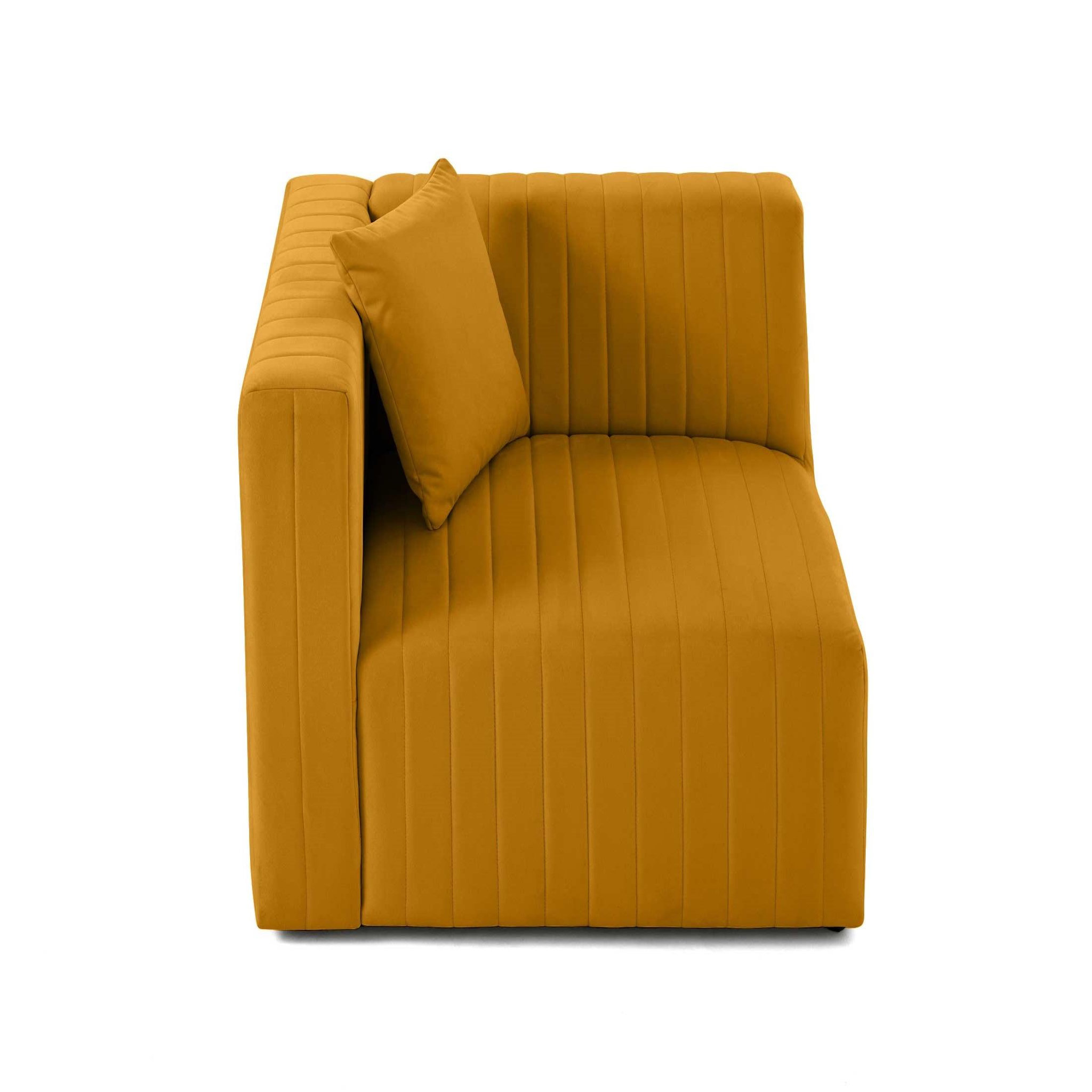 Voir la diapositive 6 : LISA DESIGN Nova - module d'assise gauche - en velours