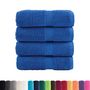 Voir la diapositive 2 : VIDAXL Serviettes de visage de qualité supérieure SOLUND 4 pcs bleu