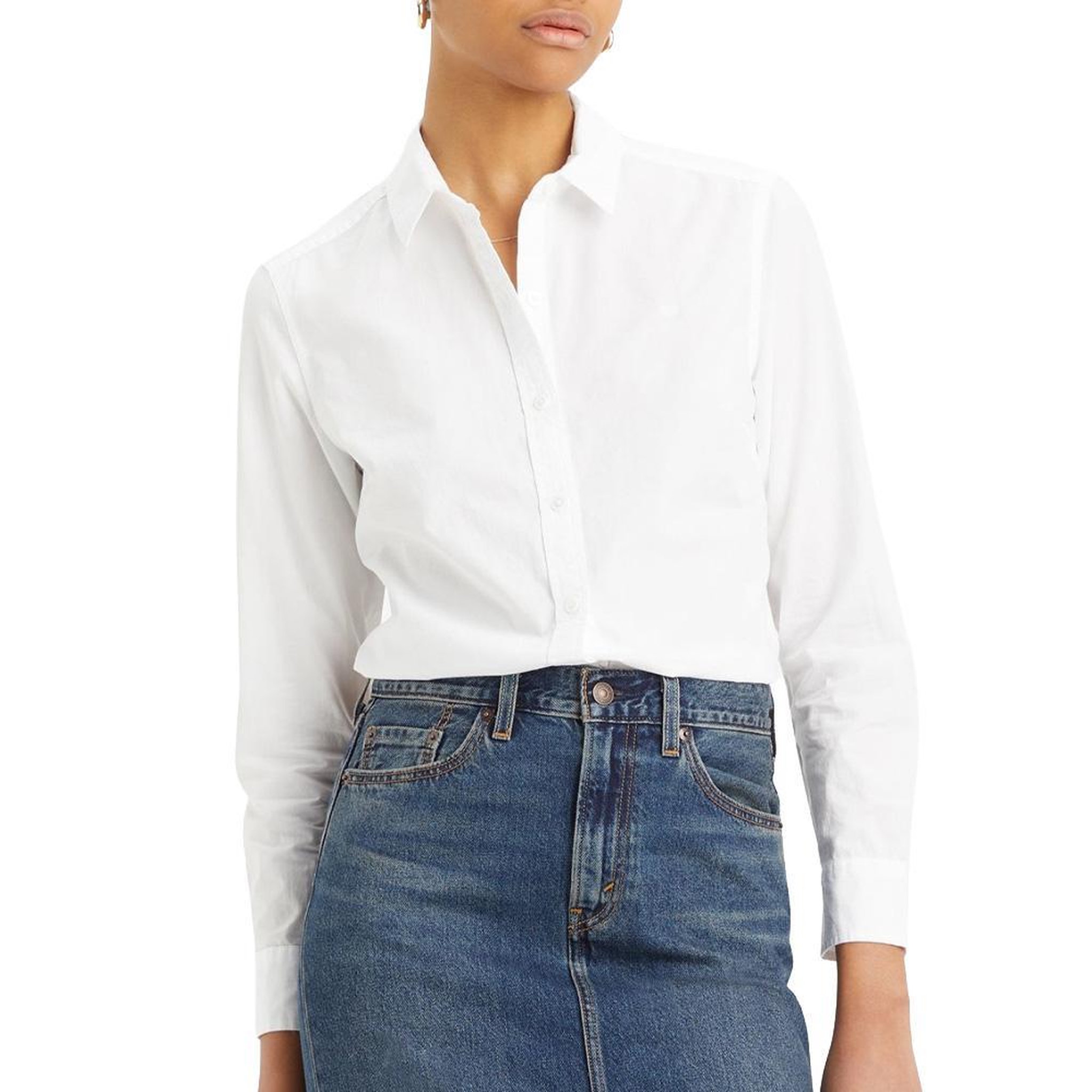 Levi's Chemise Blanche Femme Levi's The Classic. Coloris disponibles : Blanc