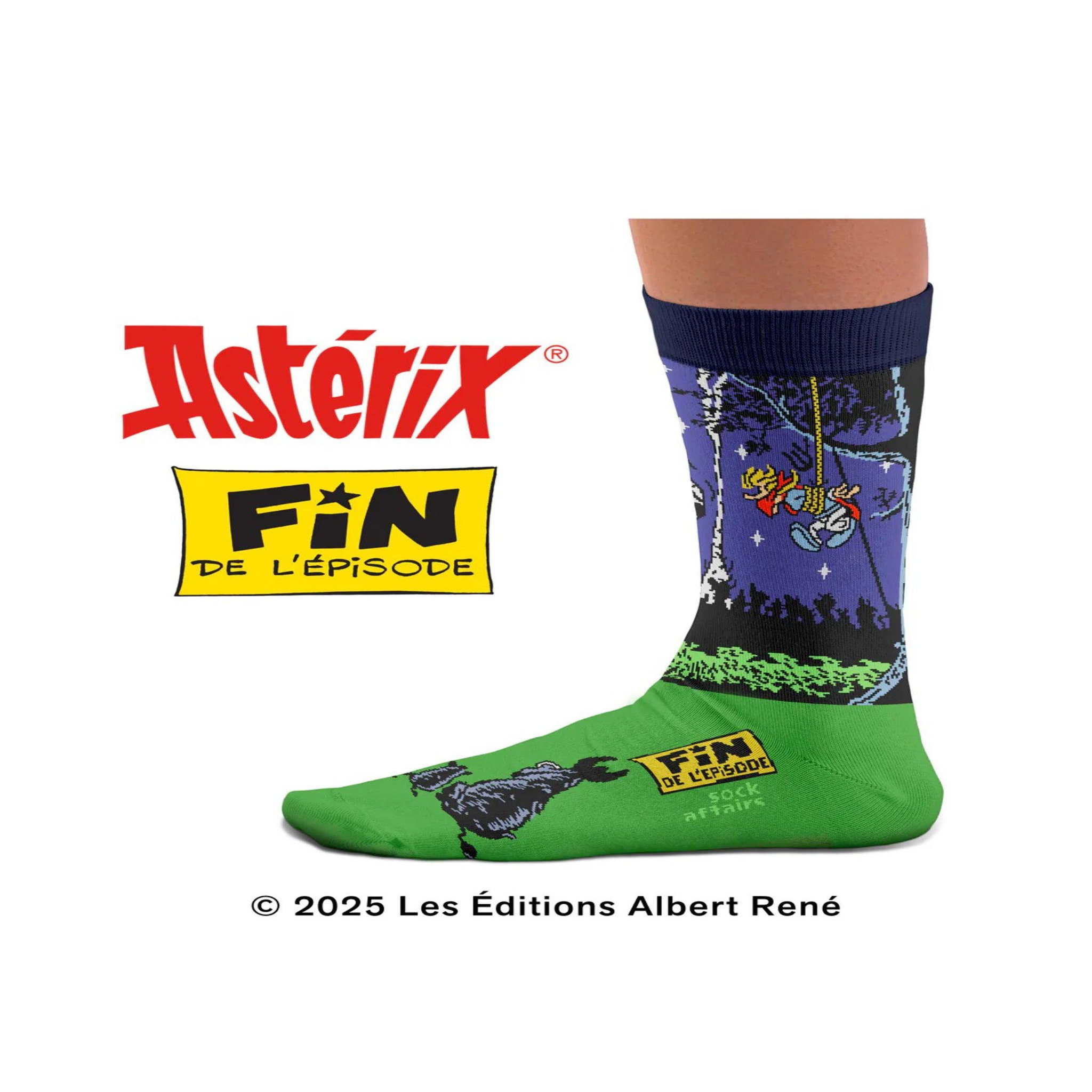 Voir la diapositive 4 : SOCK AFFAIRS Chaussettes astérix, le banquet