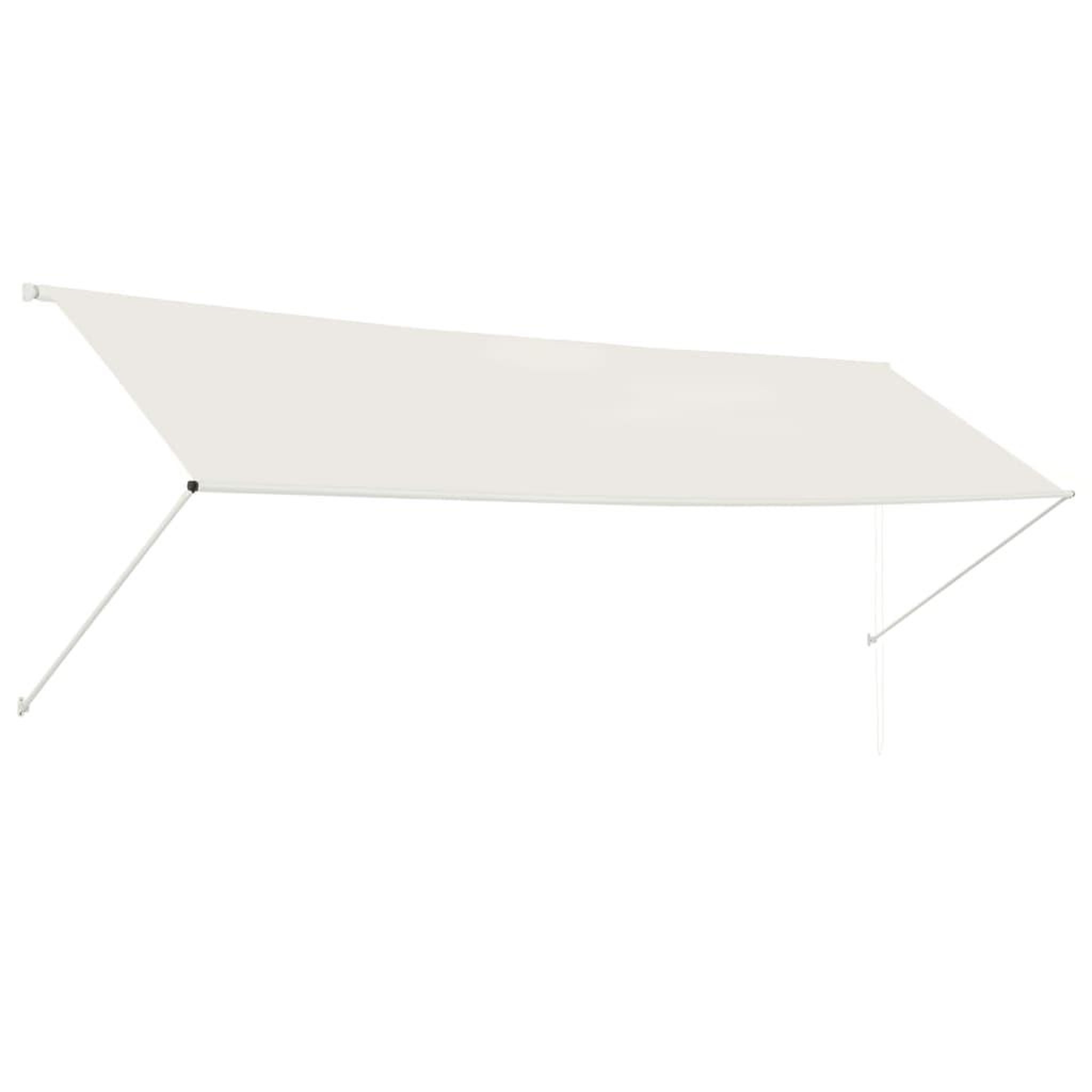Voir la diapositive 2 : VIDAXL Auvent retractable 400x150 cm Creme